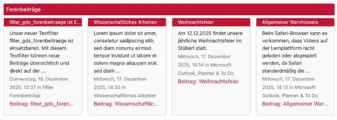Forenbeiträge